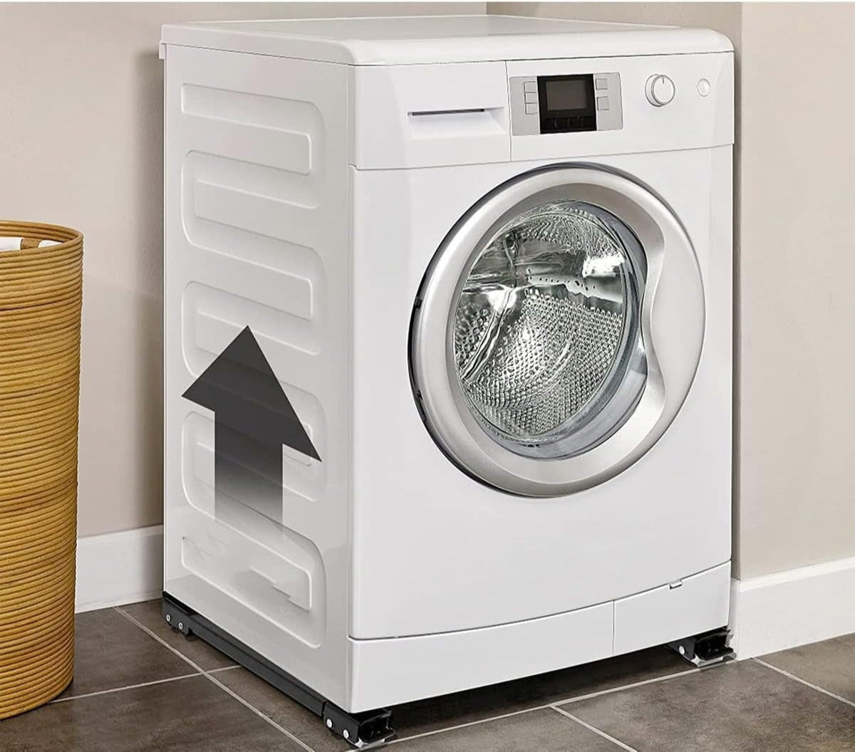 Base com Rodinhas Ajustável (Para Geladeira/ Fogão)