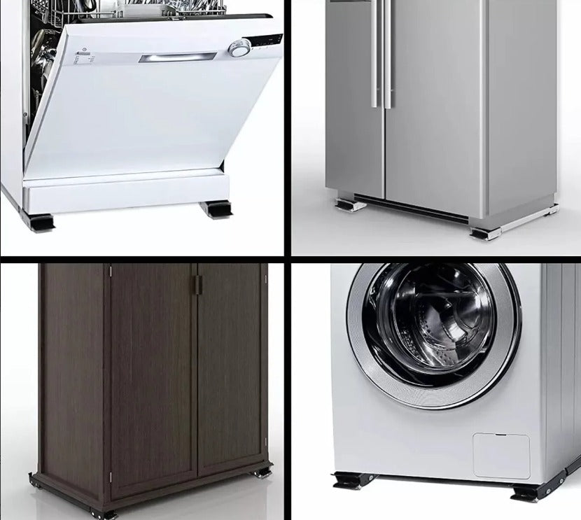 Base com Rodinhas Ajustável (Para Geladeira/ Fogão)